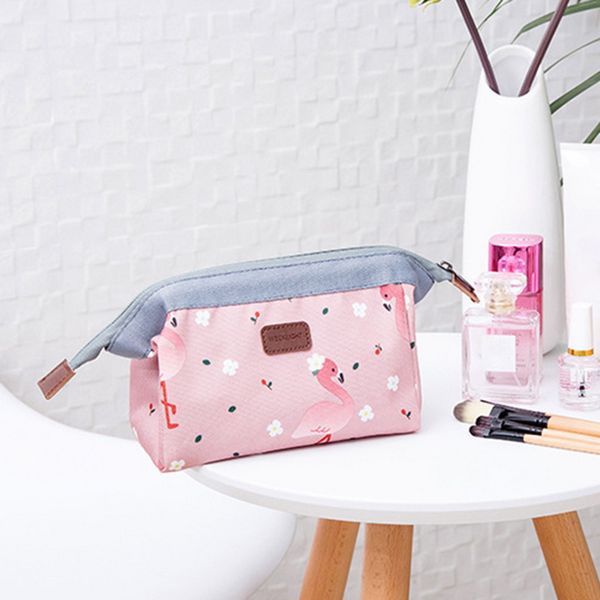 

wenyujh women cosmetic makeup case bag box waterproof portable storage bag toiletry makeup organizer case necessaire