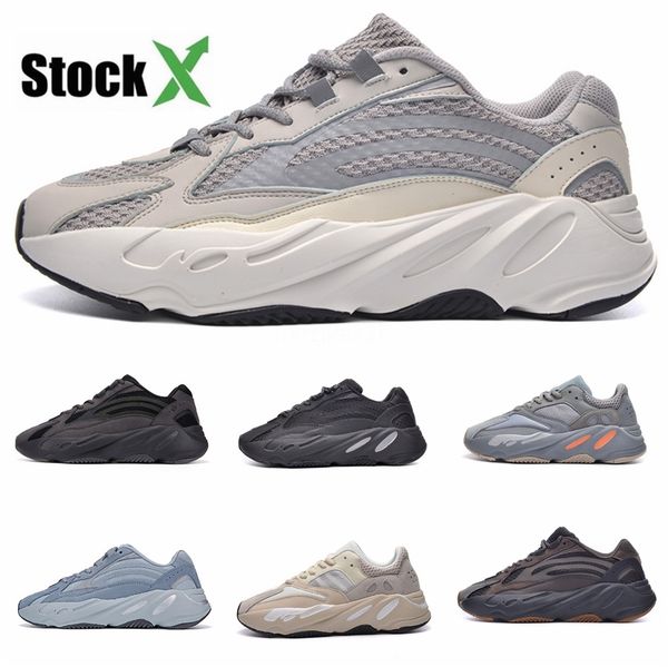 

kanye west 700 v2 hospital blue men women running shoes teal reflective magnet utility black inertia static mens trainers sports sn#dsk179