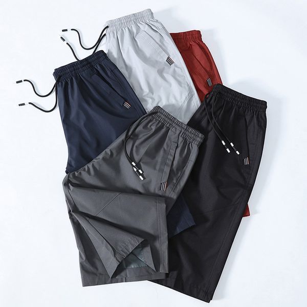 

men's plus size outdoor fashion simple casual fast-drying slim recreational sports pants beach straight loose trousers 50, White;black