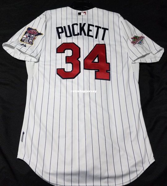 

minnesota #34 kirby puckett jersey mens field stitched wholesale big and tall size xs-6xl baseball jerseys, Black;blue