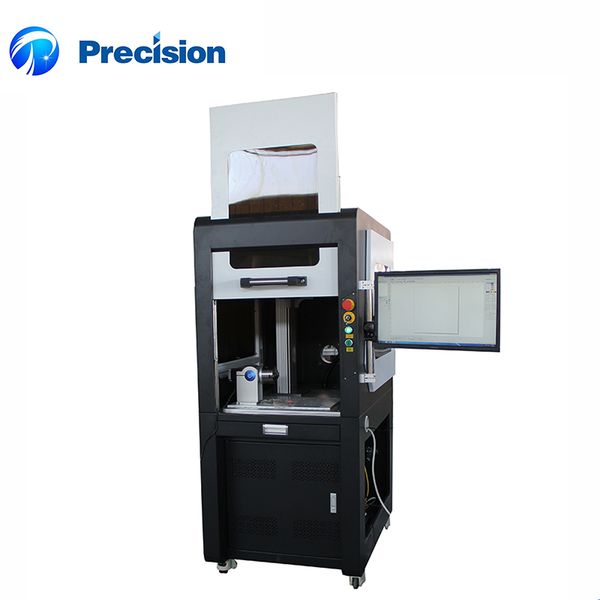 

closed metal steel utensils fiber laser marking engraving machine