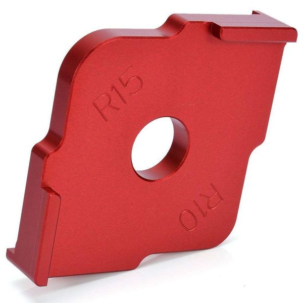 

new-wood panel radius quick jig router table bit corner template woodworking tool