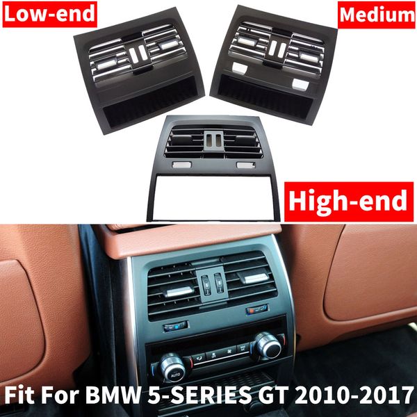 

car rear row a/c air conditioner chrome interior inner outlet vent dash panel grille for 5 series gt 528 535 f07 2010-2017