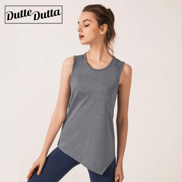 

2019 new women's sports t-shirt crop yoga gym fitness sport vest sleeveless t-shirt women's running training clothes, White;red