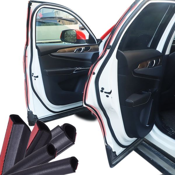 

2m car-styling rubber seal sound insulation weatherstrip edge trim noise insulation car door sealing strip internal accessory