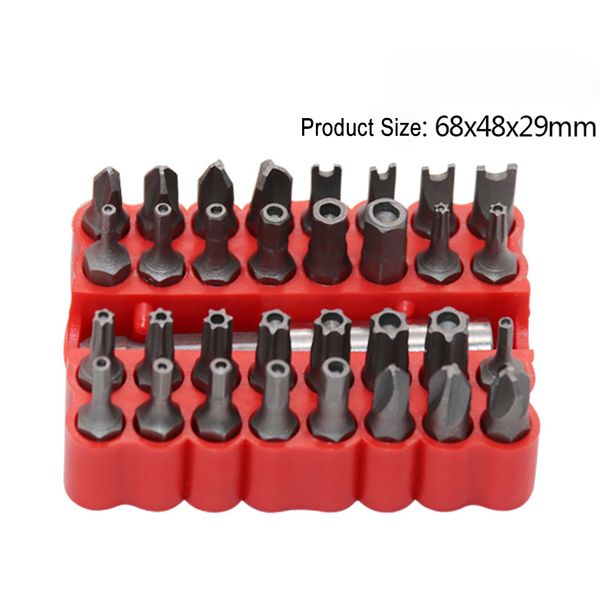 

33pcs hollow/solid batch head combination screwdriver inside hexagon special charging drill screwdrivers easy carry new n28
