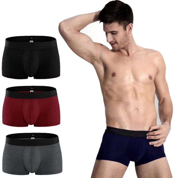 

cotton breathable mens underwear boxers men homme calzoncillos underpants ropa interior hombre boxer shorts plus size l-3xl, Black;white