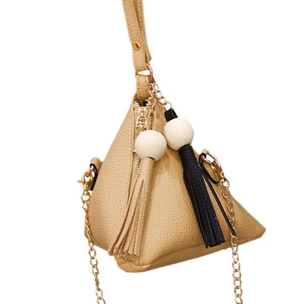 

уникальный треугольник tote дамы фонарь crossbody сумки плеча дамы кошелек бахромой из бисера кулон сумка треугольник фонарь сумка
