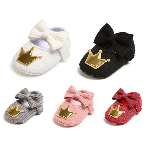 

2020 детские младенческой девочка лук принцесса обувь первая ходунки