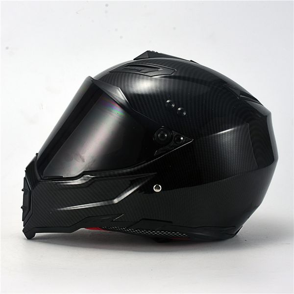 

carbon fiber print motorcycle helmet full face motocross new design helmets casco casque moto dot ece approved