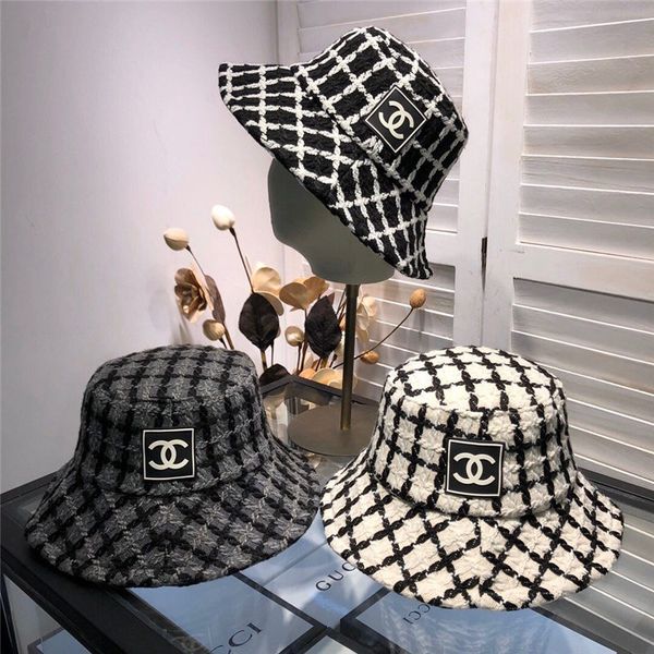 

Женщины Ковши шлемы с коробкой пылесборника Girls Letter Wide Брим Bucket Hat Повседневный Hip