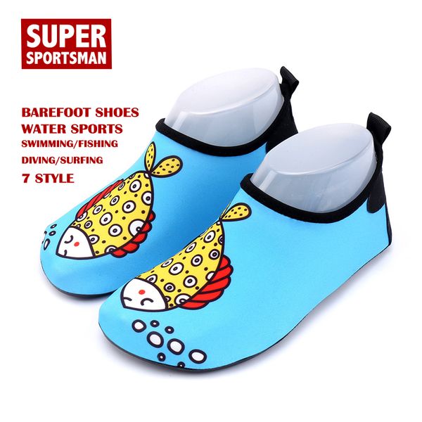 

men women water sports kids aqua barefoot shoes children fishing diving outdoor sneaker baby boys girls swim surf beach slippers
