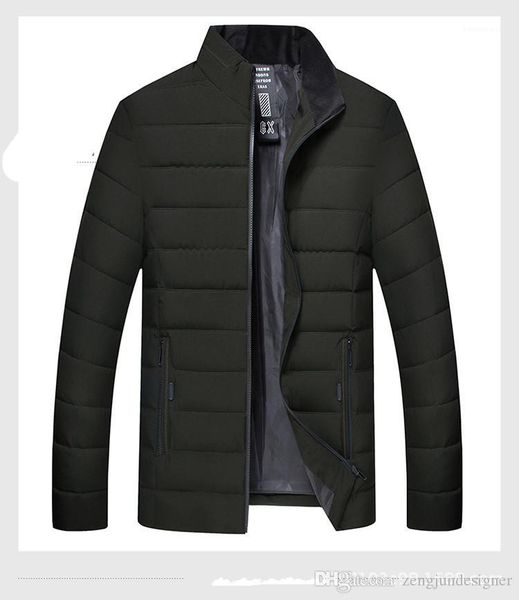 

collar long sleeve solid color warm homme clothing fashion casual apparel mens winter business designer coats stand, Black;brown
