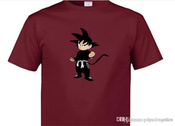 

dragon ball couples summer fashion designer tshirts summer color crew neck teenagers tshirt cool fashion casual couple, White;black