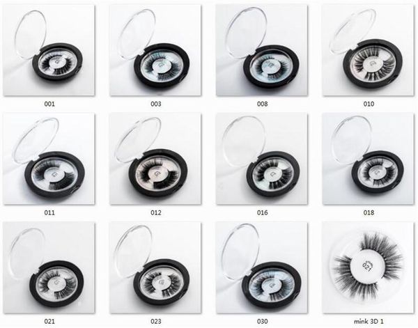 

23 styles selectable 3d faux mink eyelashes oem/custom 3d silk protein lashes 100% cruelty eye lashes