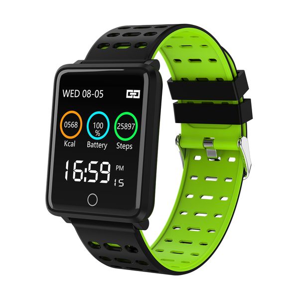

ip68 inches 1.44 smart waterproof watch bracelet heart android fitness watch tracker tracker sleep monitor rate smartwatch for bluetoot cpfw, Slivery;brown