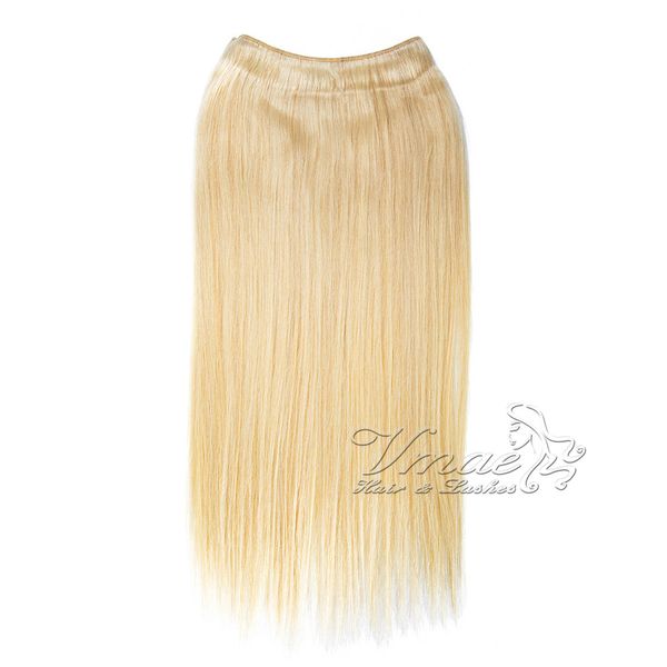 

613 blonde 3pcs lot 12a bundles 100% unprocessed brazilian straight virgin remy human hair weaves extensions, Black