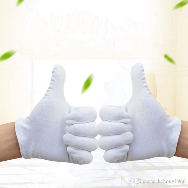 

moisture absorption protective work gloves white labor mittens resuable soft workshop five finger glove universal men and women 0 32cx bb