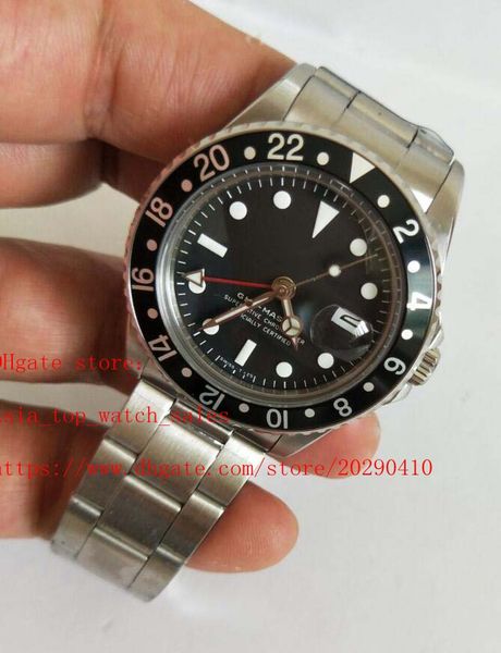 

3 style bp factory latest version 1675 vintage luxury watches 40mm dial asia 2813 movement automatic mens watches, Slivery;brown