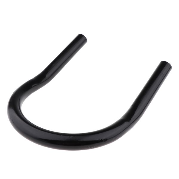 

175mm metal rear seat upswept frame hoop safety grab bar hand rail for motorcycle universal, black