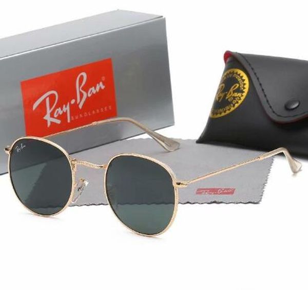 

Марка Дизайнер Круглые Металлические Солнцезащитные Очки Мужчины Женщины Стимпанк Модные Очки Ретро Винтаж Солнцезащитные очки с бесплатными чехлами и коробкой