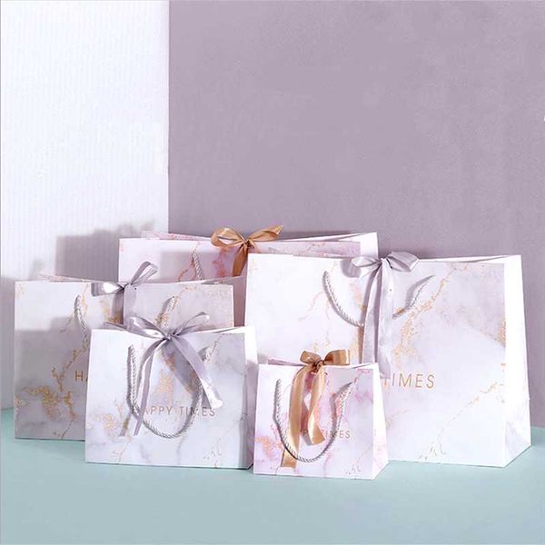 

gift wrap 10pcs marble style bag for wedding box gives bride favors pack and candy packing bags guests