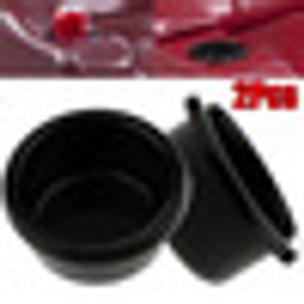 

smooth plastic black cup water drink holder recessed for rv car marine boat trailer