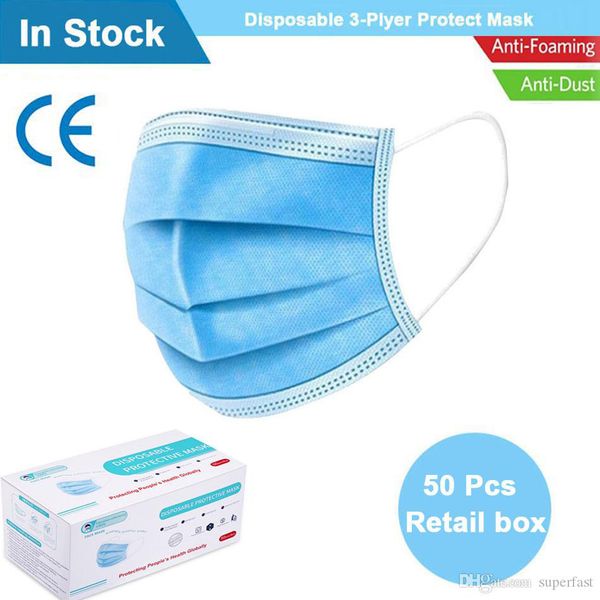 

12 Часов Доставки ! 3M одноразовая маска для KN95 FFP2 маска для лица 3 Plyer защитная пылезащитная PM2. 5 Маска для взрослых по DHL доставка с коробкой