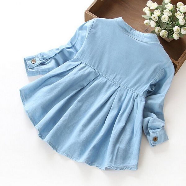 

spring long sleeve shirt children clothing kids girls demin shirts soft fabric new, White;black