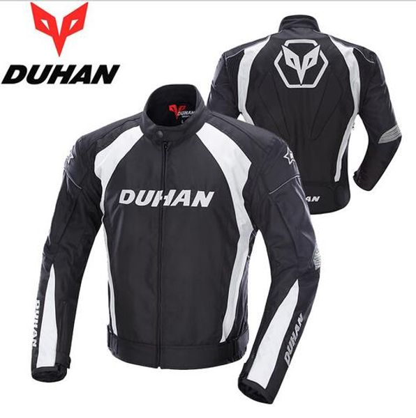 

moto brand duhan motorcycle windproof riding sport jacket clothing motocross off-road racing protection coat for men black m-2xl