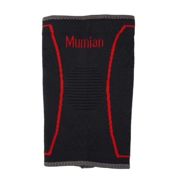 

1pcs mumian a09 silicone anti-slip knee support brace kneepad sport safety for volleyball basketball knee pad new style, Black;gray