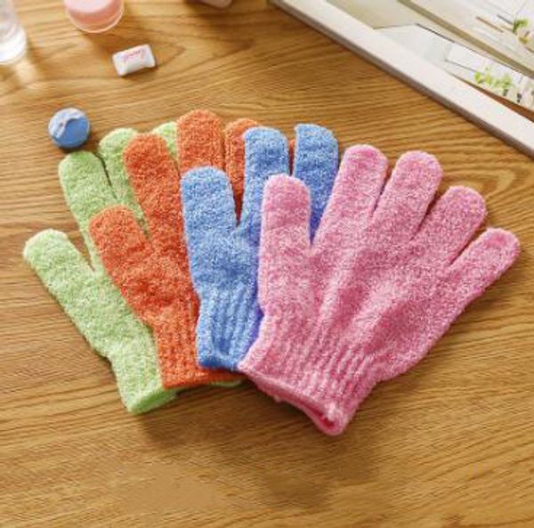 

1000pcs moisturizing spa skin care cloth bath glove exfoliating gloves cloth scrubber face body bath gloves an2760