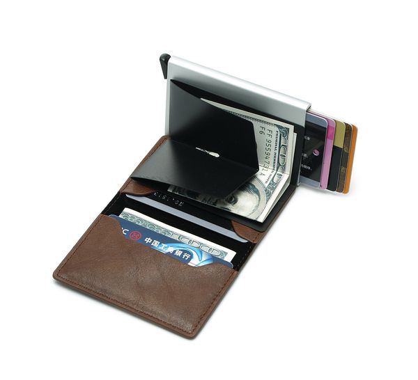 

Унисекс Rfid Блокировка Держатель Паспортных Карт Бумажник Кожа Путешествия Бизне
