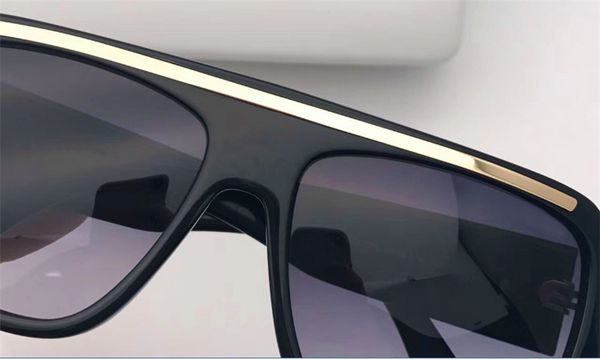 

wholesale- classic designer sunglasses large square plate frame retro outdoor style uv protection eyewear with original box 1573, White;black