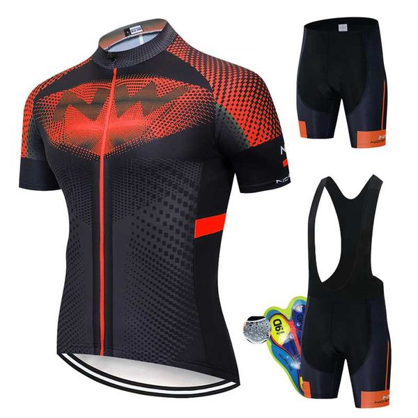 

summer cycling clothing northwave mtb bike jersey set ropa ciclista hombre racing bicycle clothes cycling set, Black;blue