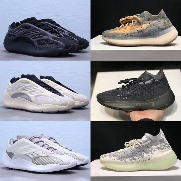 

2020 с коробкой со X Tag 700 V3 380 Дизайнерские Повседневная обувь для мужчин Женщины Alvah Azael Glow В Dark чужеродным Mist Black Reflective кроссовки Boots