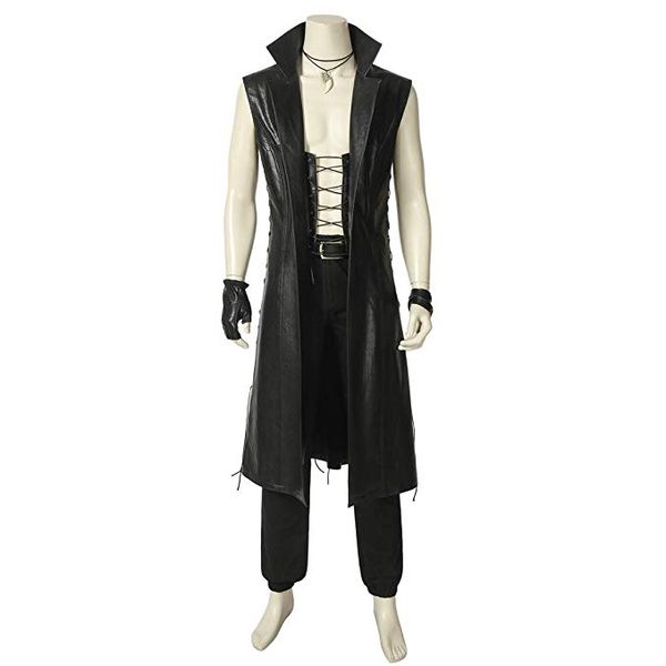 

devil may cry 5v cos windbreaker jacket cosplay game costume, Black