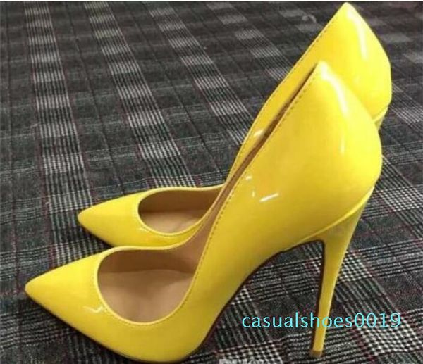 

so kate styles 8cm 10cm 12cm high heels shoes red bottom nude color genuine leather point toe pumps rubber wedding shoes c19, Black