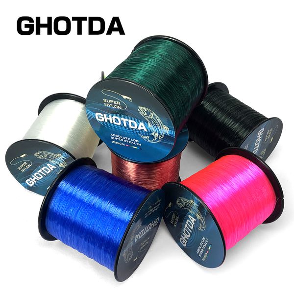 

new monofilament nylon fishing line 1000m 4lb-28 lb japan material super strong jig carp winter fish line rope wire tackle