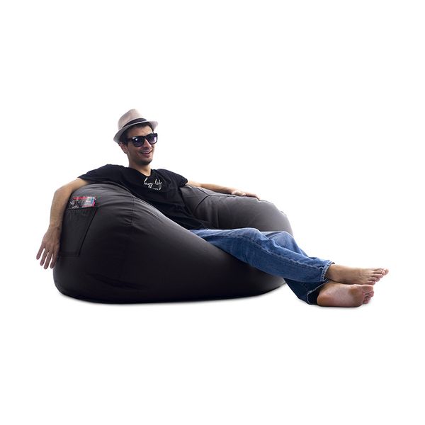 

living room bedroom l single sofa outdoor product texture pu waterproof sand-proof bean bag casual lazy sofa