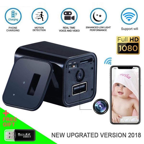 

wifi camera socket camera usb wall phones charger camera mini dv motion detection plug mini cameras home/office security cameras