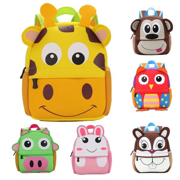 

2019 boy girl children school bag animal cartoon kindergarten schoolbag baby student backpack kids satchel mochila infantil
