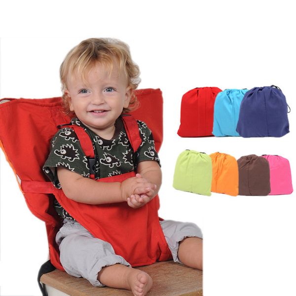 

Baby Portable Seat Kids Lunch Chair Harness baby Booster Seat Dinning Cover Seat Safety Belt Stretch Wrap Feeding High Chair