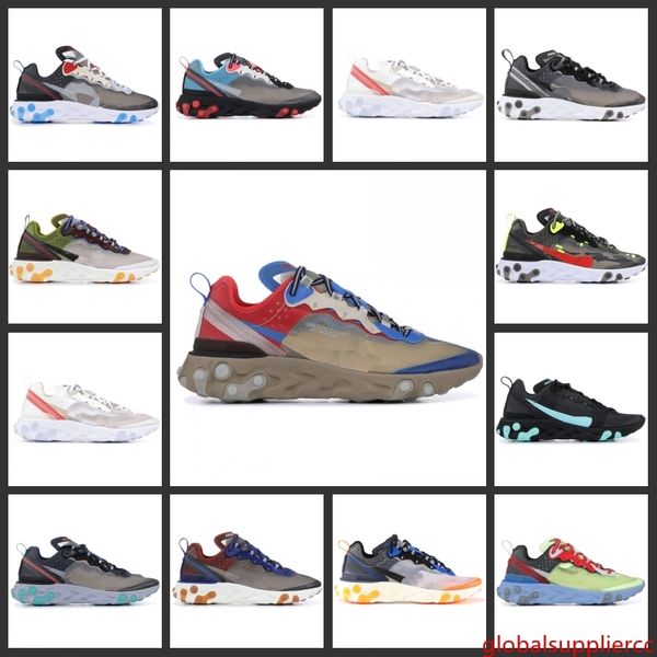 

react element 87 undercover running shoes sail light bone blue chill solar anthracite black designer sports sneakers size 36-45