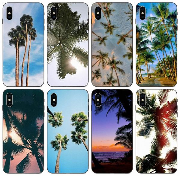 

tongtrade] aloha palm trees stylish case for iphone 11 pro max x xs xr 6s 5s 5c 5 se galaxy a90 a9s alpha g850 huawei mate 20 sony z5 case