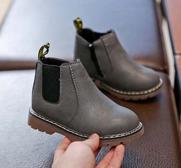 

quality new fashion childrens kids casual shoes korean stitching patternshoes for baby boys boots sneakers 021, Black;grey