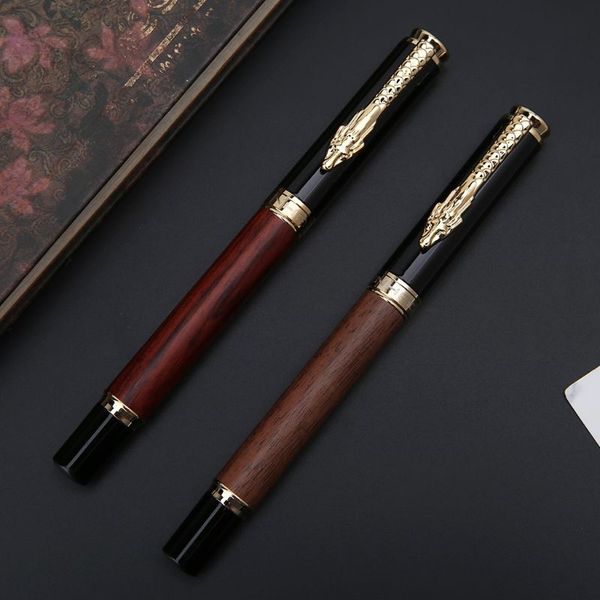 

jinhao 8802 ретро мода авторучка бизнес студент 0.5 мм средний тонкий перо каллиграфия канцелярские принадлежности инструмент для письма l41