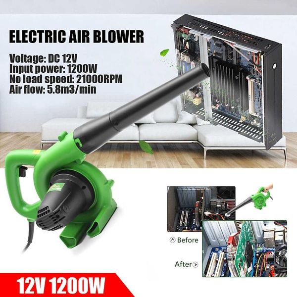 

1200w electric portable electric blower air blower handheld garden leaf collector air blowing dust leaf collecting machine