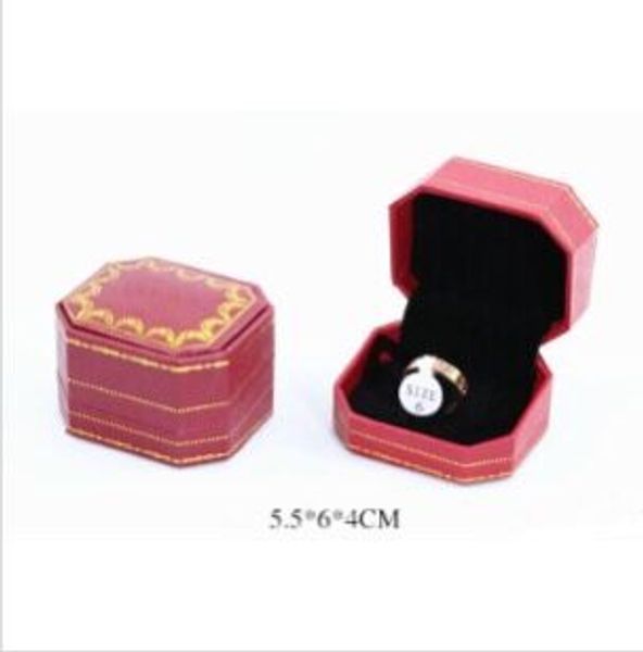 

fashion brand titanium steel rose gold love ring silver lover ring wedding jewelry birthday present for women men rings with original box