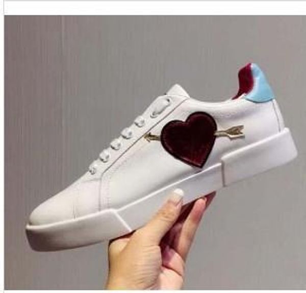 

new leather flats designer sneakers men women classic casual luxury franch love embroidery shoes extremely walking runnig durable bm020, Black